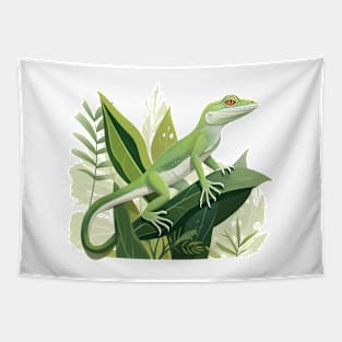 Green Anole Tapestry