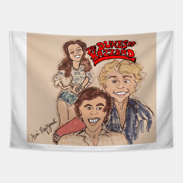 The Dukes of Hazzard Tapestry by TheArtQueenOfMichigan 