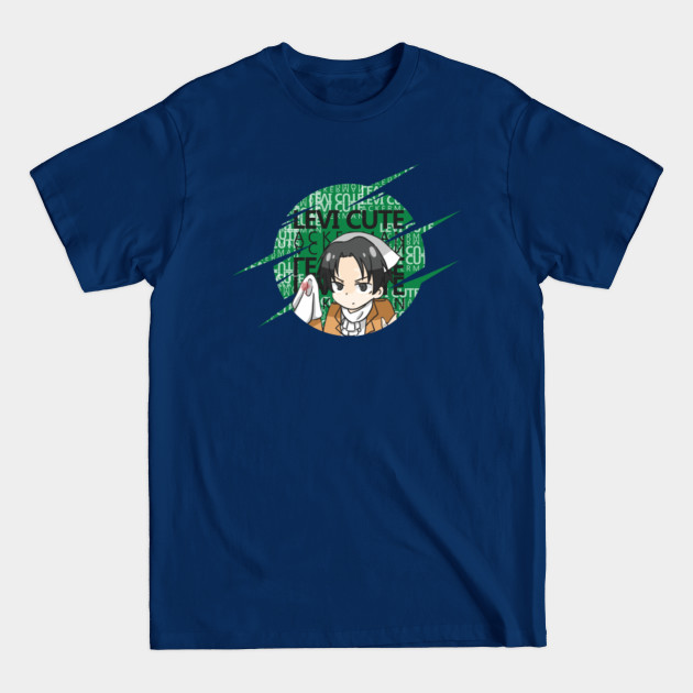 Discover Attack on titan anime - Captain Levi Cute - Attack On Titan Anime - T-Shirt