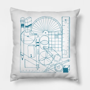 Math & Science Tools 3 Pillow