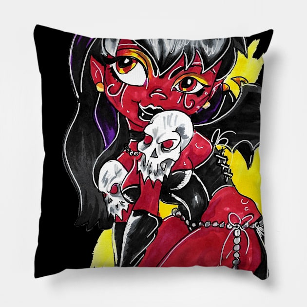 Demon Girl Pillow by Geeky Gimmicks