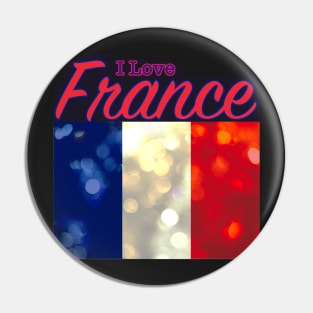 I Love France Pin