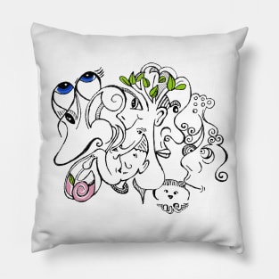 doodleflow2 Pillow