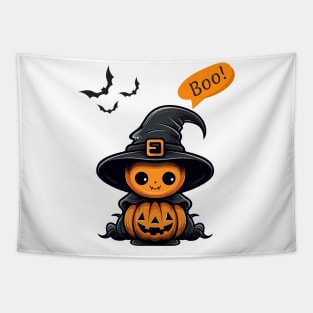 cute pumpkin halloween happy halloween Tapestry