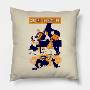 Singing Teen-Agers! Pillow