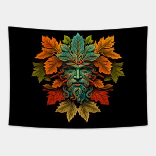 Jack Of The Wood Traditional Pagan Celtic Greenman Tapestry