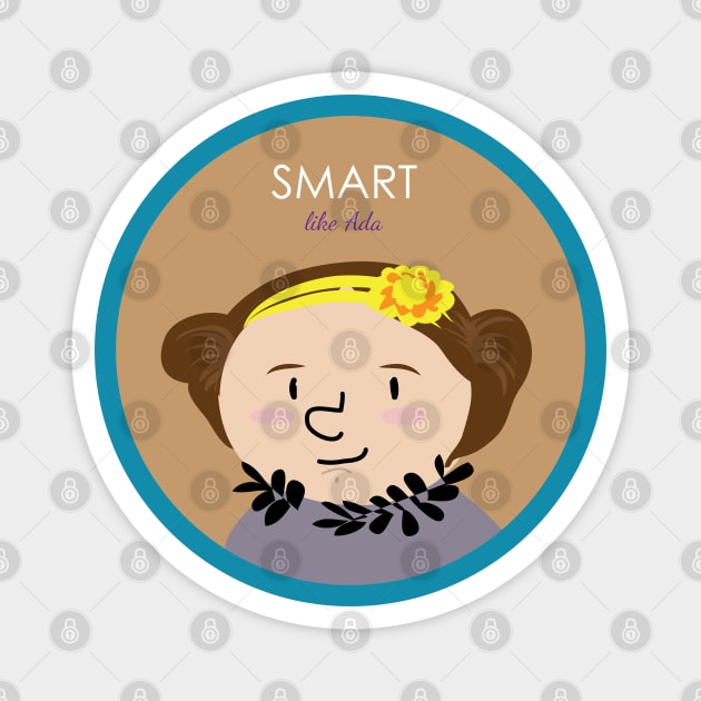 Smart like Ada Magnet by Ayeletbarnoy