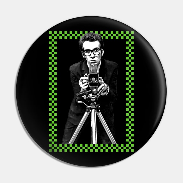 Elvis Costello Pin by idontwannawait