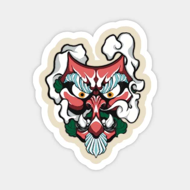 Tengu Magnet by Ink.amaral