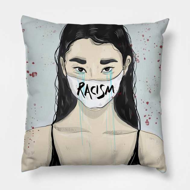 Racism Pillow by DemoNero