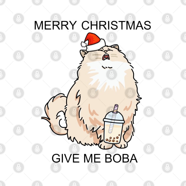 Merry Christmas! Cat Wants Boba! by SirBobalot