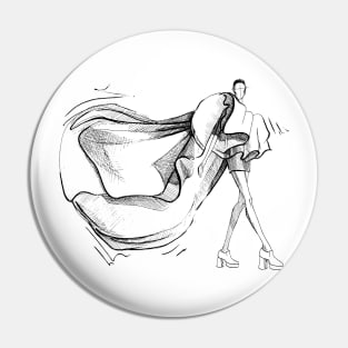 Fashion illustration Pin