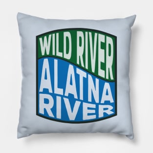 Alatna River Wild River wave Pillow