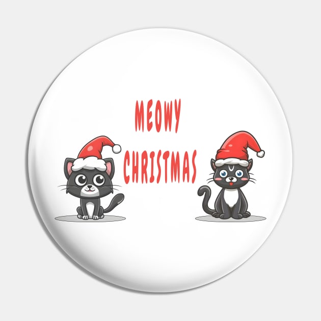 Meowy christmas Pin by Double You Store