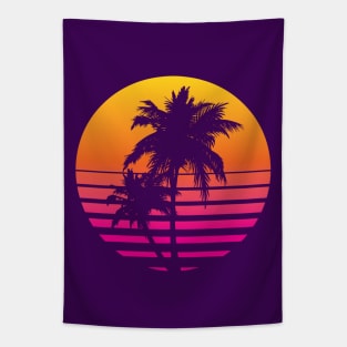 Synthwave Sunset Tapestry