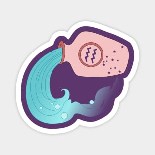 Aquarius (Baby Pink) Magnet