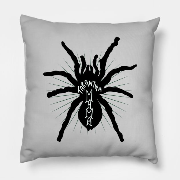 Tarantula Mama Cute Spider Pet T-shirt Pillow by PhantomDesign