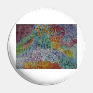 Floral field Pin