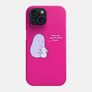 Hug - I Love You (Dark Pink) Phone Case