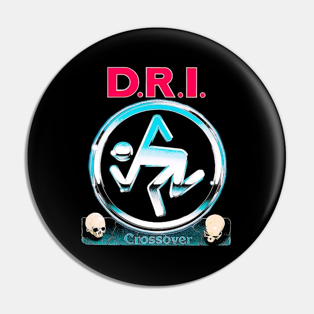 DRI Metal Mayhem Pin by Geometc Style