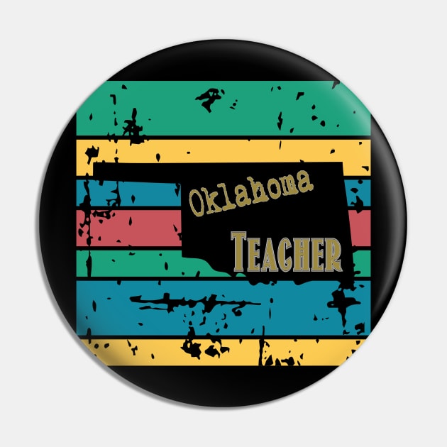 Oklahoma teacher Pin by artsytee