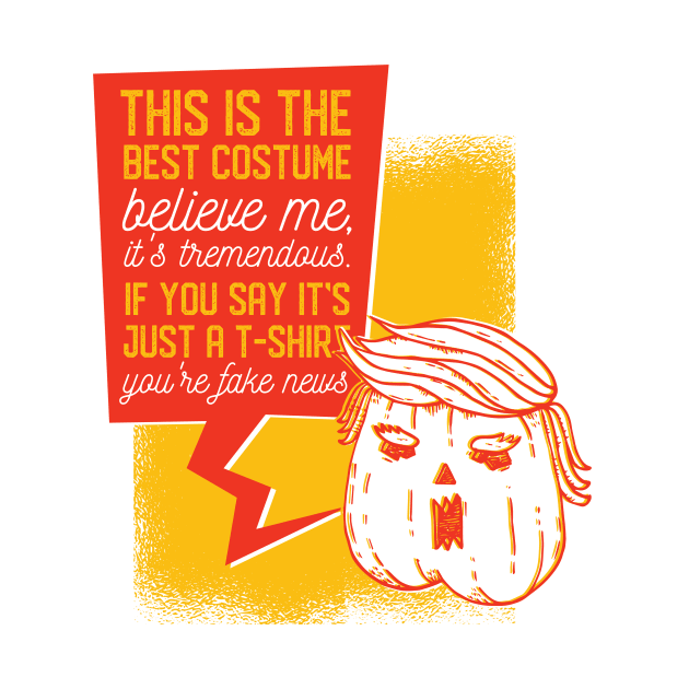 Trumpkin Halloween Costume Funny Graphic Design by CoolArts