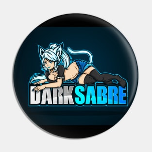 Darksabre Logo with Background Pin