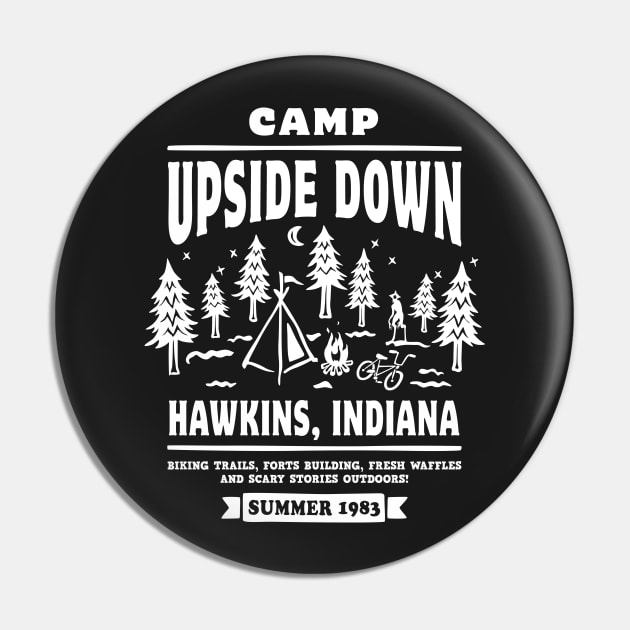 Camp Upside Down Pin by Olipop