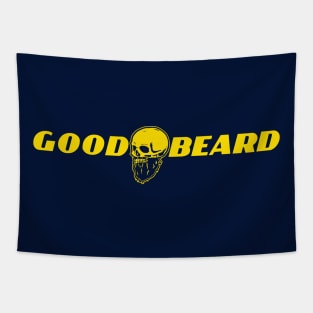 Good Beard Skull and Beard Tapestry