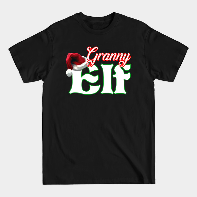 Disover Granny Elf Matching Family Christmas Group - Grandma Elf - T-Shirt