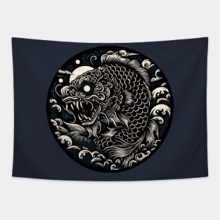 Japanese horror fish Tapestry