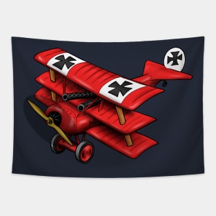 Red Baron of Germany Aircraft Tapestry