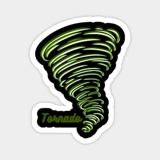 green tornado Magnet