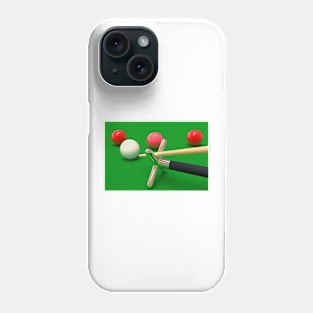 Snooker Balls and Table Phone Case