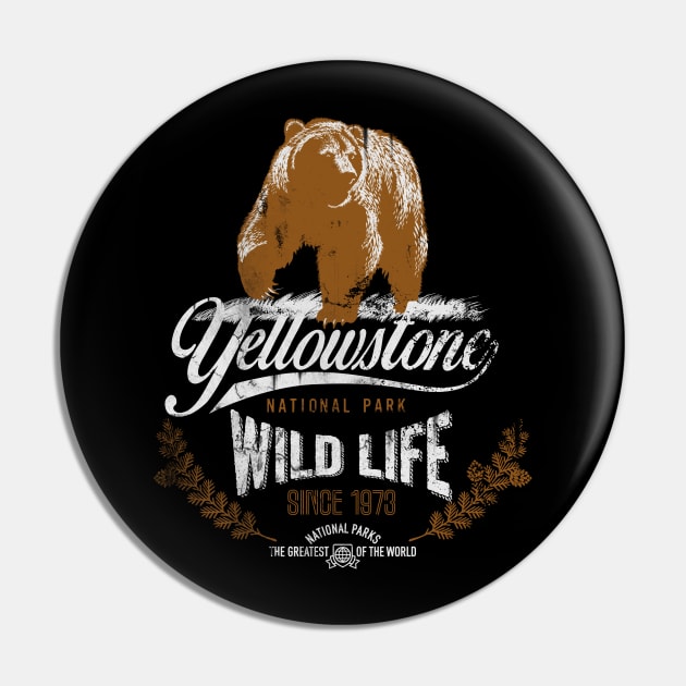 Yellowstone National Park Pin by Sacrilence