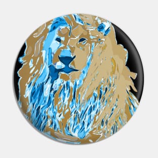 Frozen Lion Pin