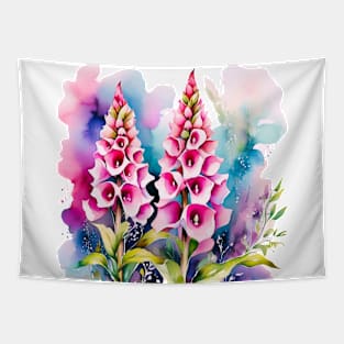 Flower blooms, love blossoms Tapestry