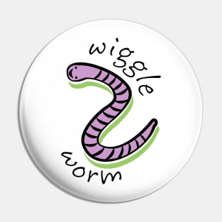 Cute Animal Wiggle Worm Pin