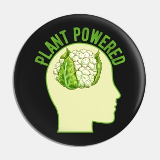 Plant Powered (Light Green) Pin