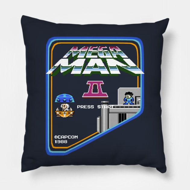 Mega Man 2 Pillow by Brainfrz