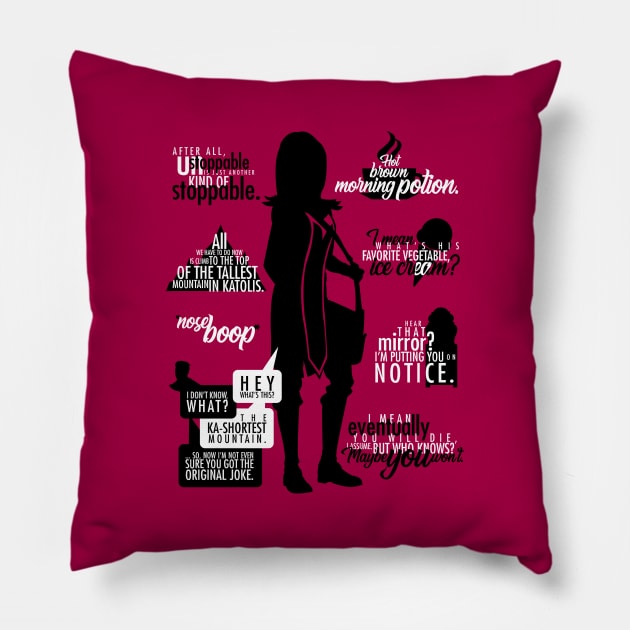 The Dragon Prince - Claudia Quotes Pillow by firlachiel