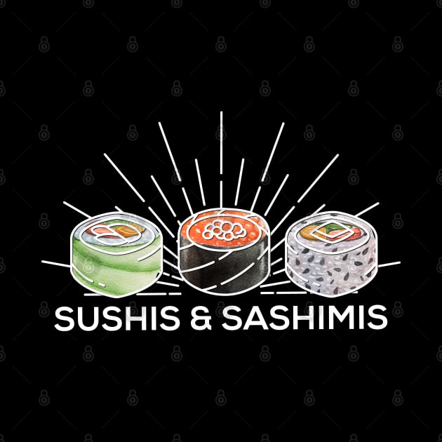 Letterkenny minimalist sushis and sashimis - white by PincGeneral