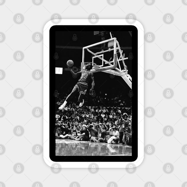 BASKETBALLART -JORDAN BLACK WHITE 3 Magnet by JORDAN-ART23