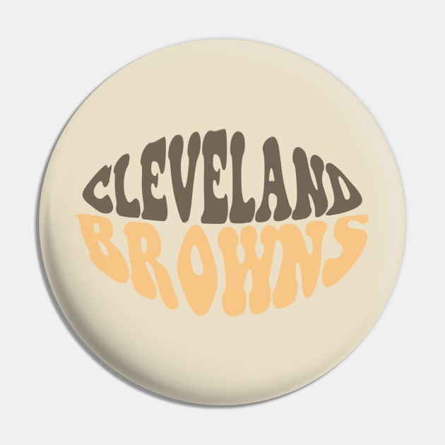 Browns Football Pin by InkStreet Tees