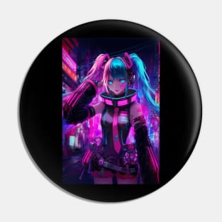 Hatsune Miku Cyber Suit : Vocaloid Pin