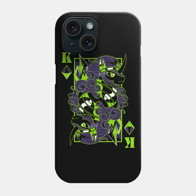 King of Crystals, Sombra Phone Case by GillesBone