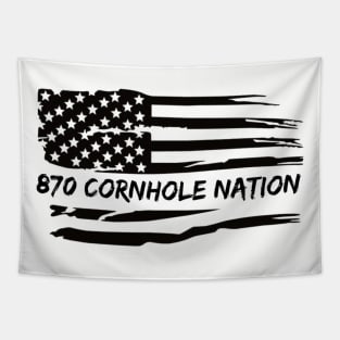 870 Flag Small Corner Logo Tapestry