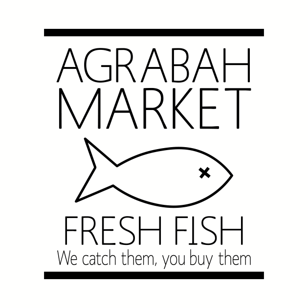 Agrabah Fish Market by Geek Tees