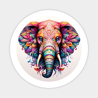 Mandala - Elephant 4 Magnet