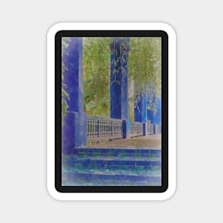 Blue Colonnade Magnet